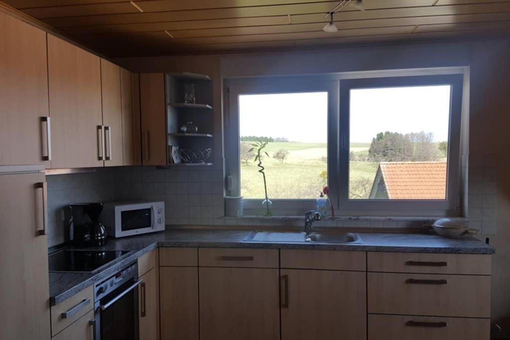 Anna - Neue Ferienwohnung Mit Blick Ins Gruene Ober-Abtsteinach Esterno foto
